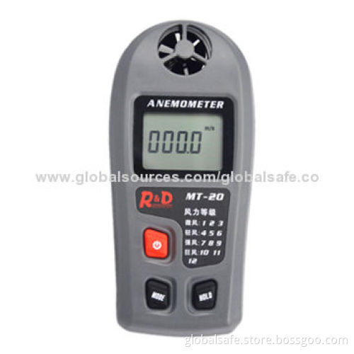 Automatic Vane Anemometer with Real-records Thermometer